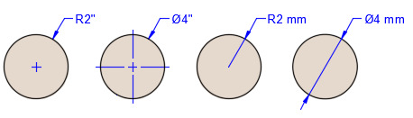 Radial Dimensions