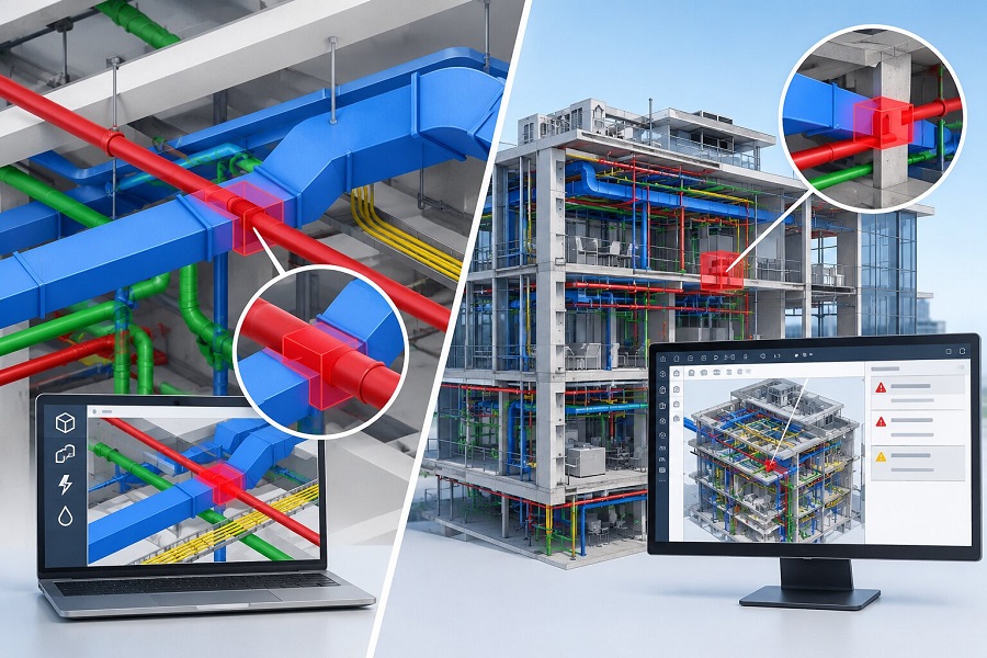 MEP Clash Detection vs BIM Clash Detection: Key Differences | Enginerio